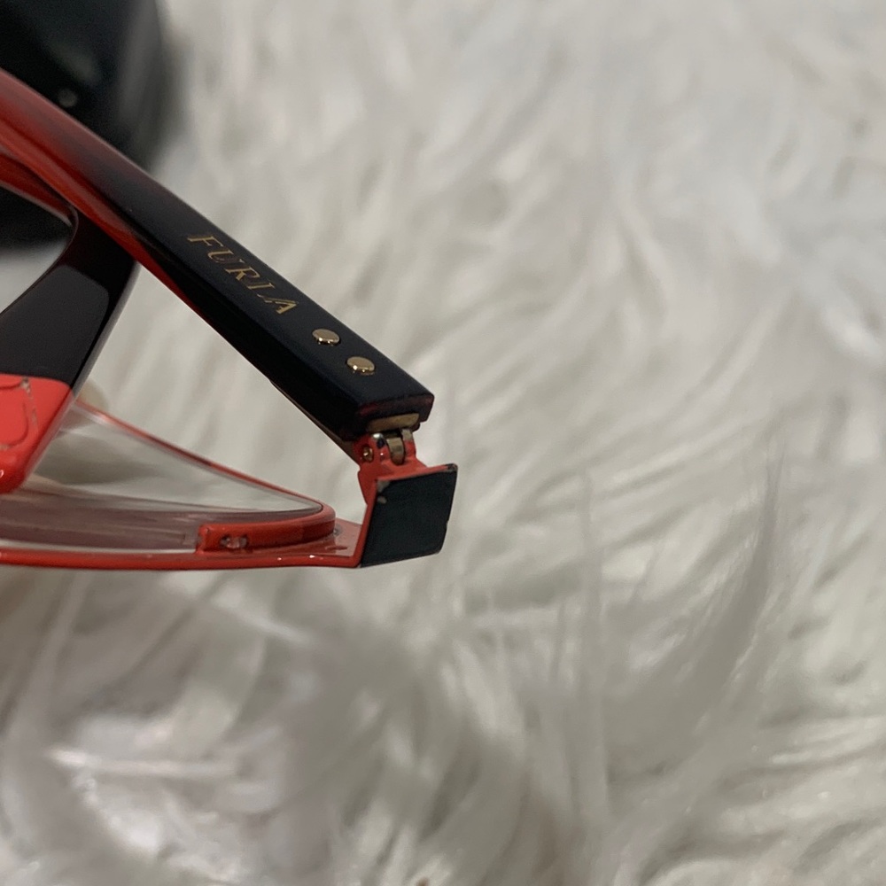 FURLA Zizi Women’s Eyeglass Frame only in Red and Black - Picture 13 of 15